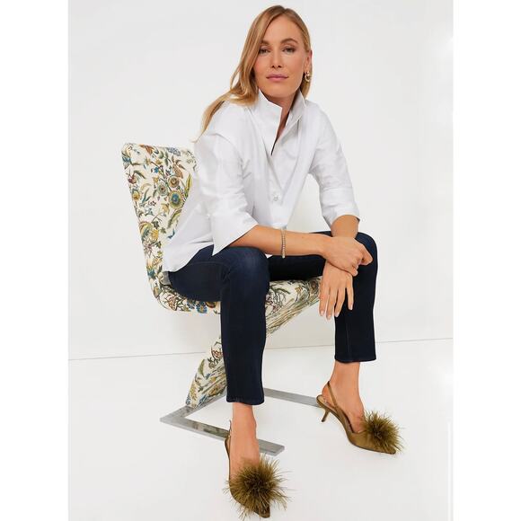 Tuckernuck White/Blanc Willow Blouse NWT size XXS - Picture 6 of 10